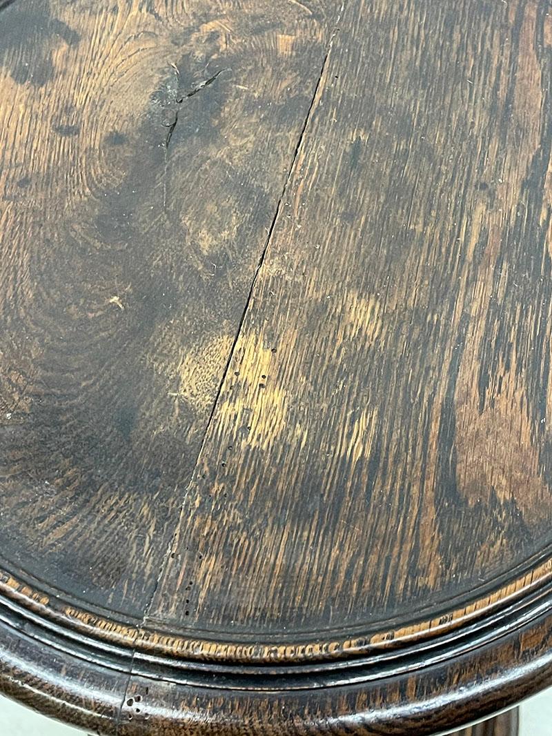 An oak falconer's pedestal or Plant Stand For Sale 4