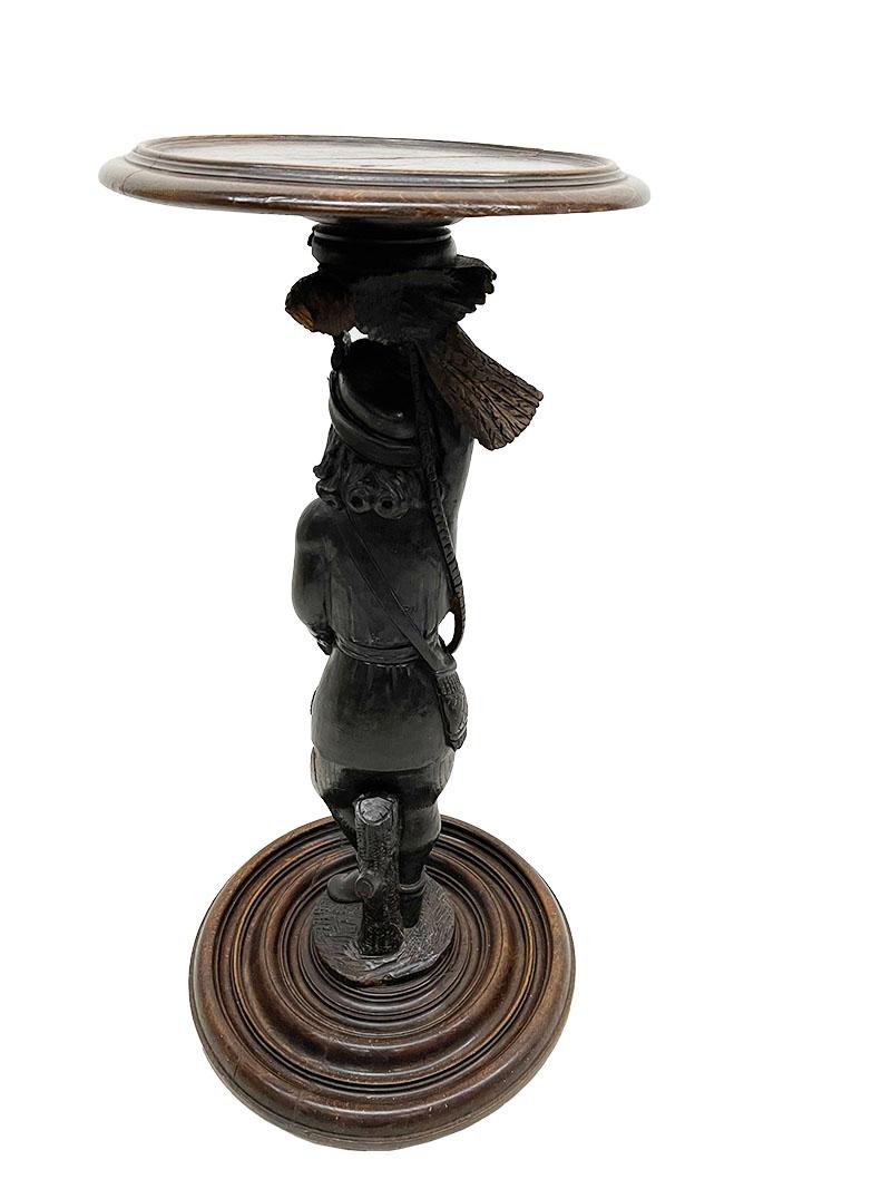 An oak falconer's pedestal or Plant Stand For Sale 1