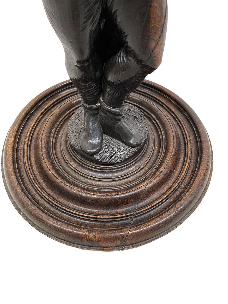 An oak falconer's pedestal or Plant Stand For Sale 3