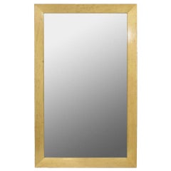 An oak framed wall mirror Paul Frankl for Johnson