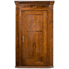 Oak George III Period Hanging Cupboard Used Oak George III Period Hanging Cupboard