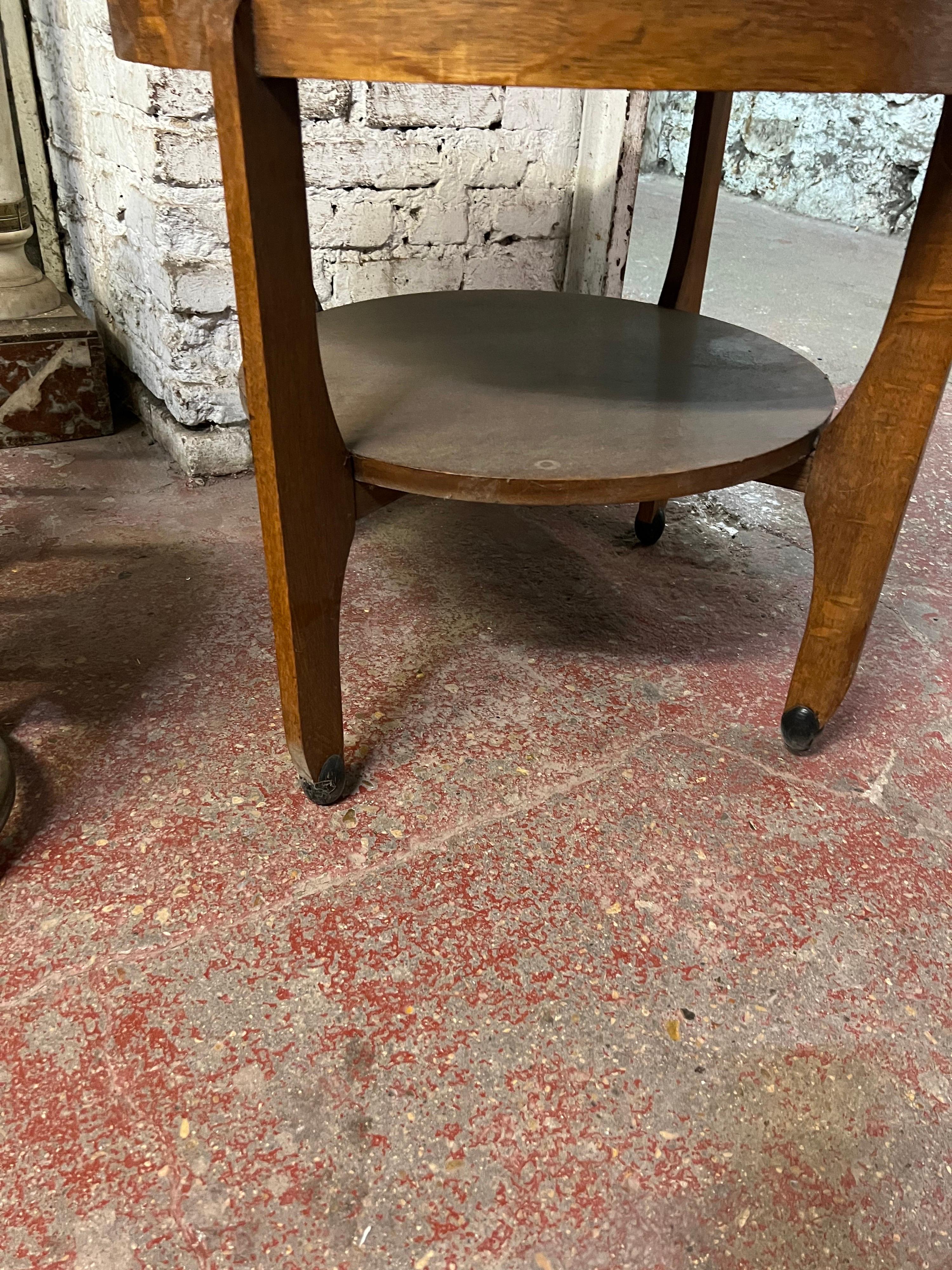 Francese Gueridon di Oak del 1940 circa in vendita