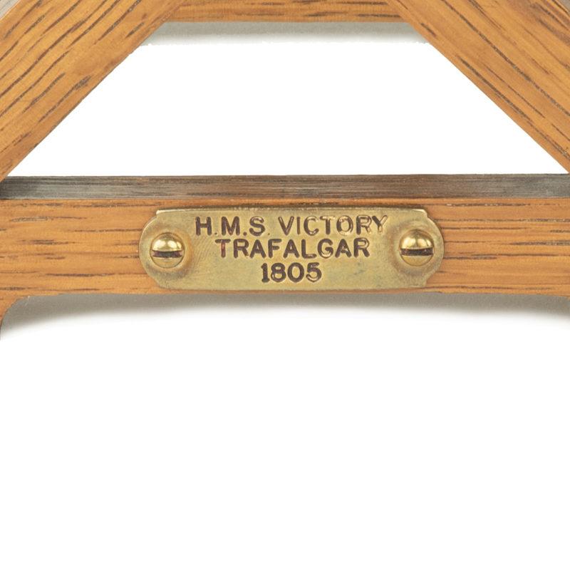 An oak spirit barrel made from H.M.S. Victory timber, 1890 For Sale 2