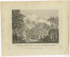An Offering Before Capt Cook in The Sandwich Islands 'Hawaii', 1784