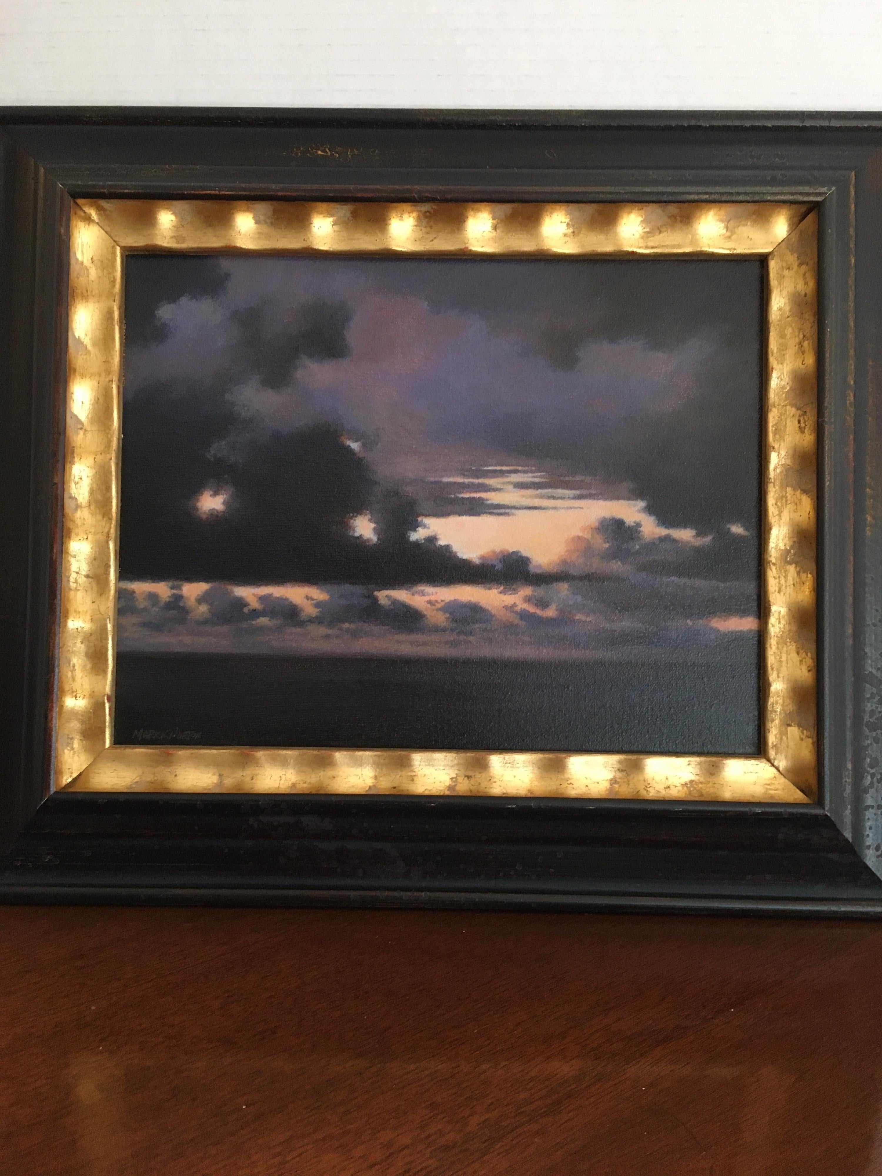Oil on Canvas of a Storm by Mark K. Horton In Good Condition In Chicago, IL