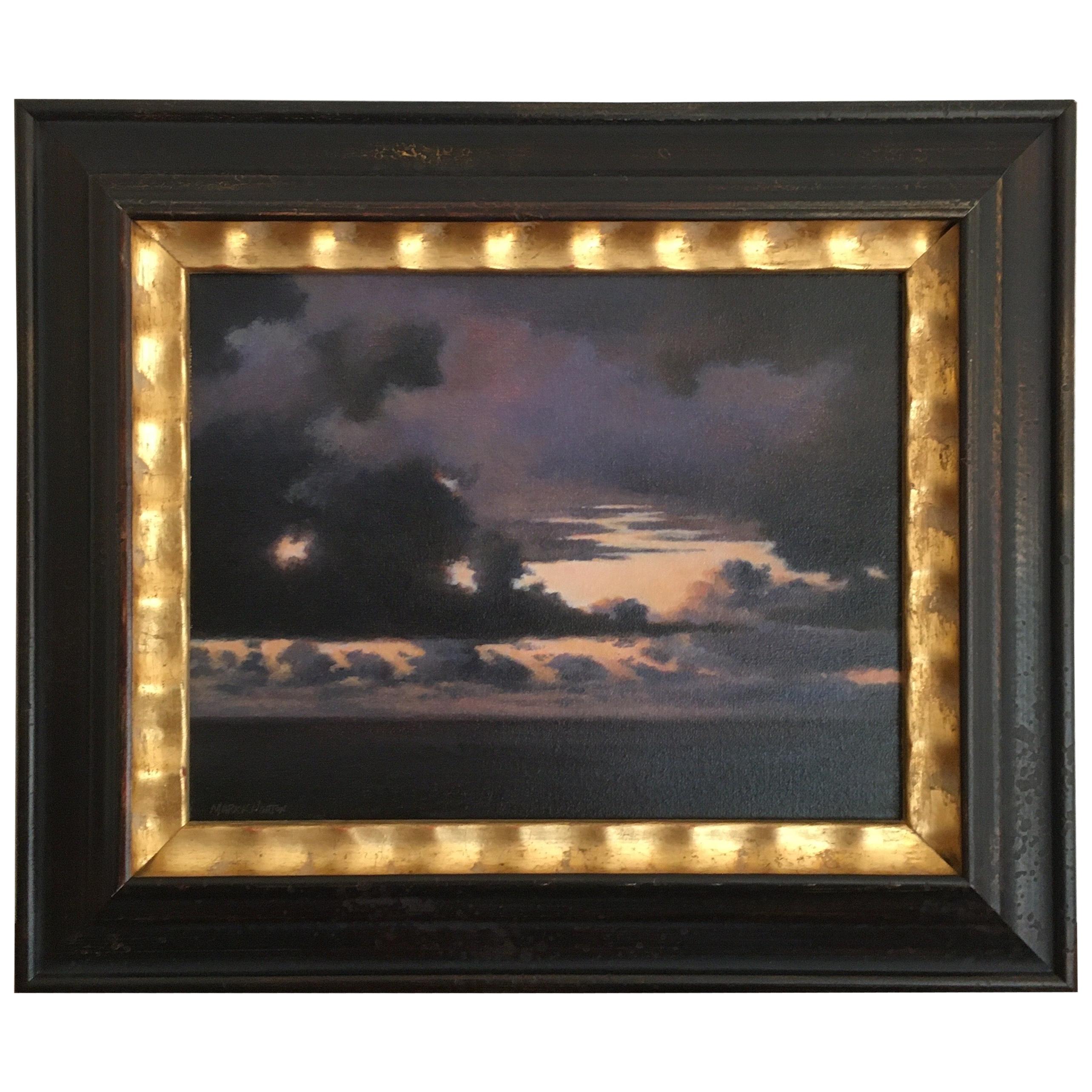 Oil on Canvas of a Storm by Mark K. Horton