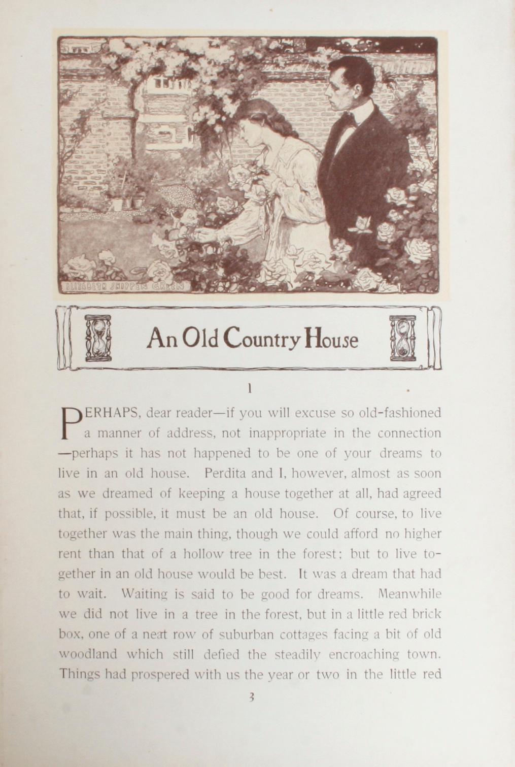 American Old Country House by Richard Legallienne, First Edition For Sale