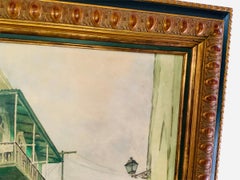 An Old San Juan “ La Escalinata del Hospital “ Watercolor Painting