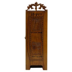 Arca della Torah in Wood Jerusalem C.1920