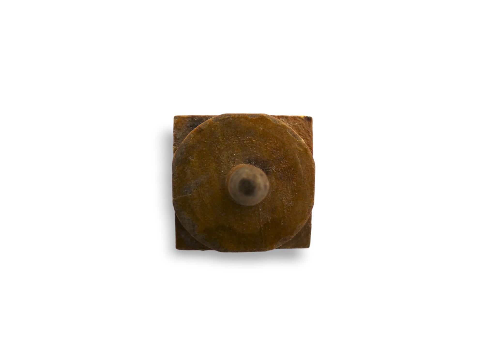 Israeli An Olivewood Dreidel, Jerusalem Circa 1920 For Sale