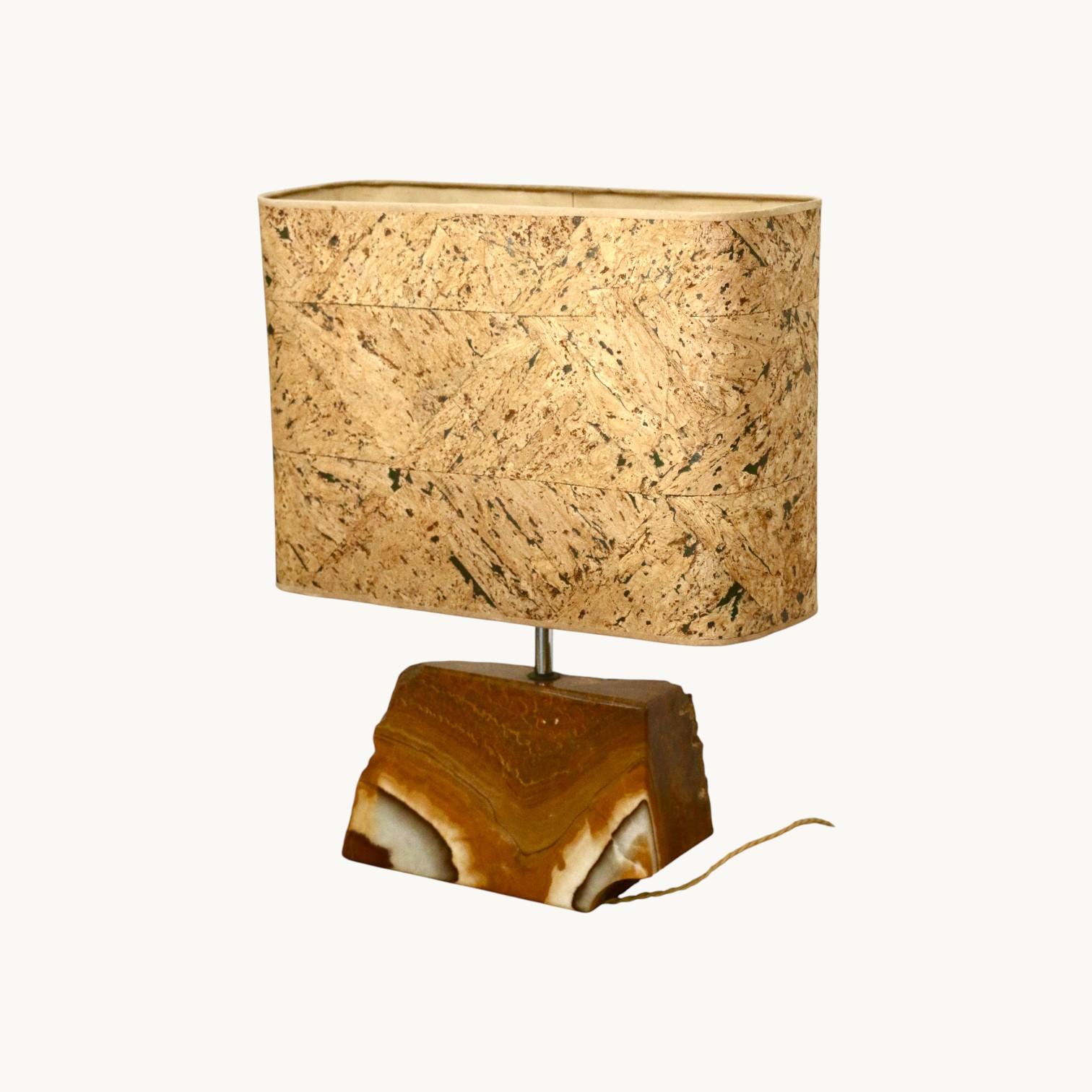 Lampe en onyx, France années 60. en vente 8