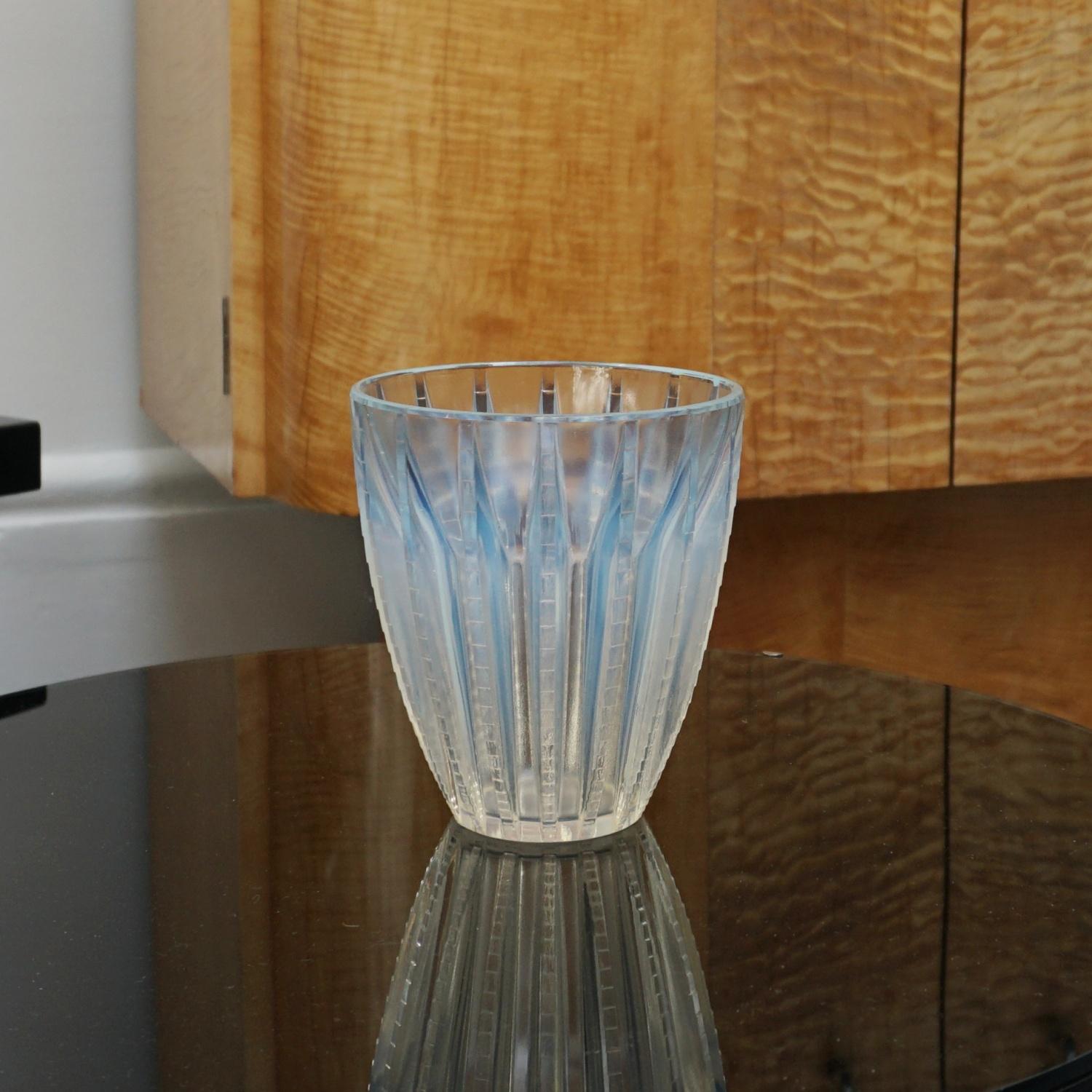 Opalescent Glass Vase 'Chamonix' by Rene Lalique circa 1935 4