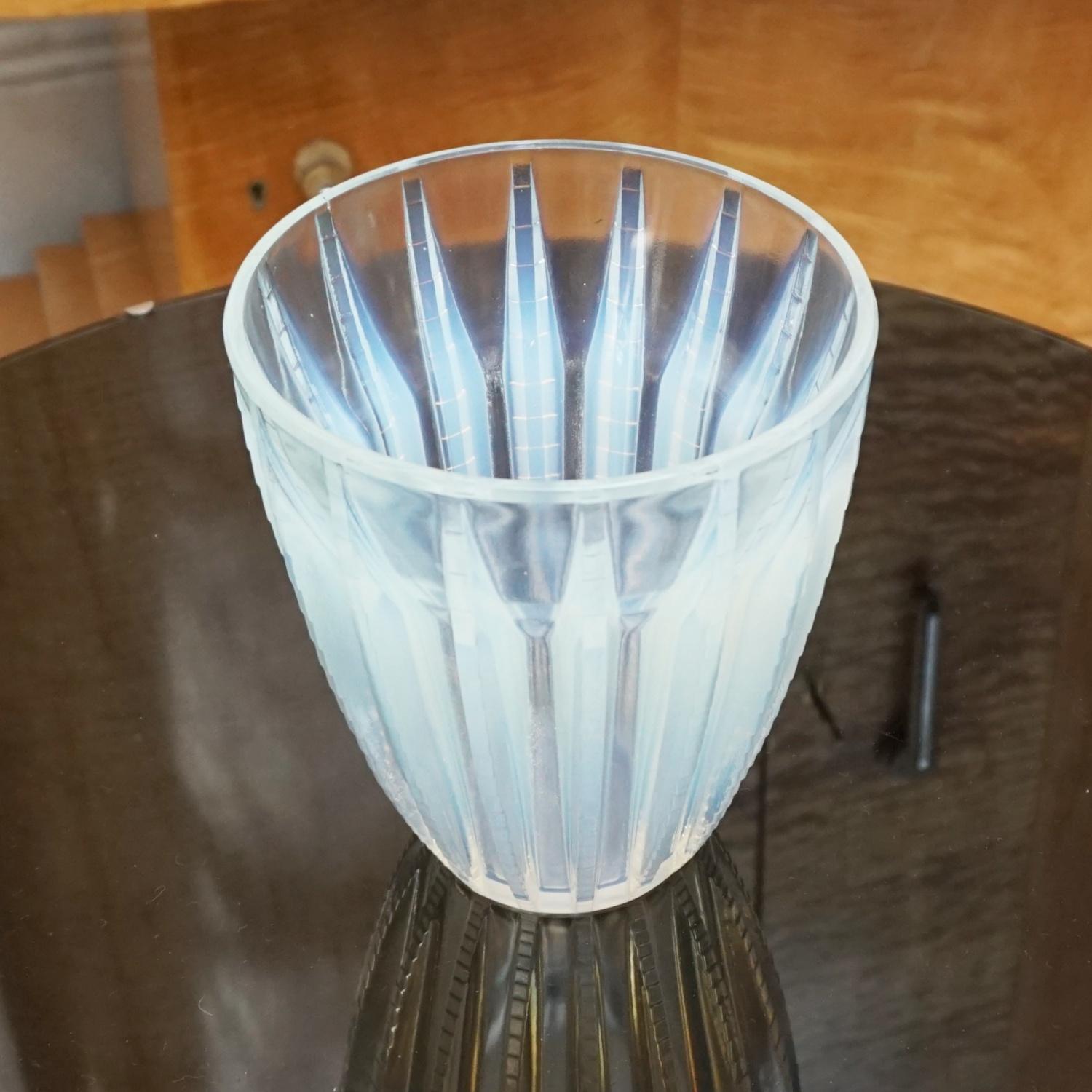 Opalescent Glass Vase 'Chamonix' by Rene Lalique circa 1935 3