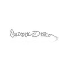 An Order of Bling Diamond Earrings, Writing with Diamonds Collection