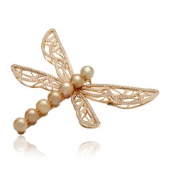 An Order of Bling Golden South Sea Pearl and Diamond Brooch and Pendant