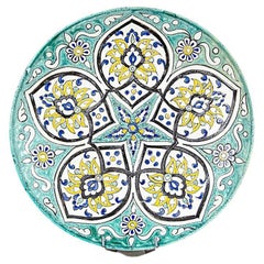 Plaque murale en céramique orientale de l
atelier Abderrazak Nabeul Tunisie années 1950 Plaque murale en céramique orientale de l
atelier Abderrazak Nabeul Tunisie années 1950