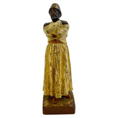 An Orientalist Franz Bergman Cold Painted Bronze Figure Of A Whirling Dervish