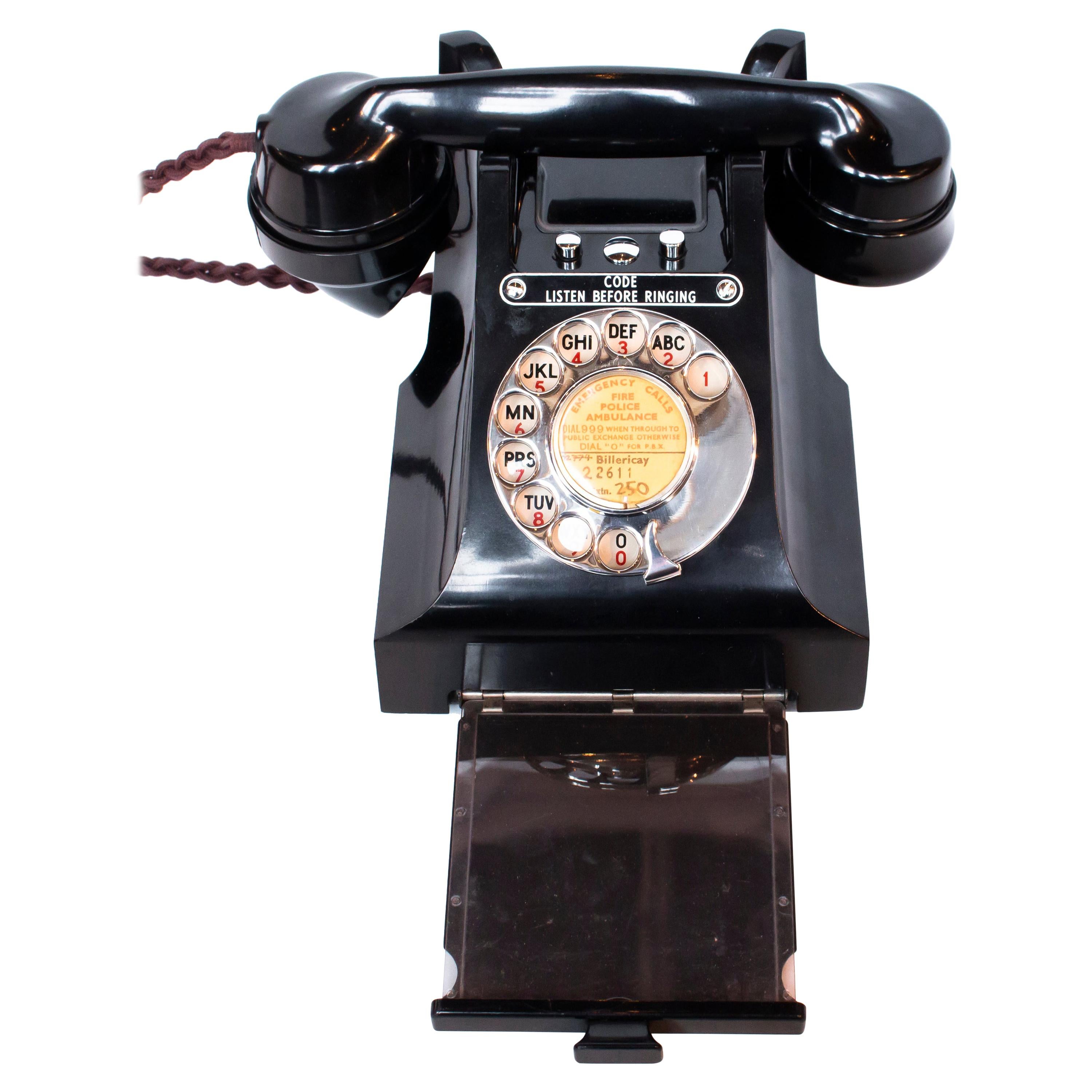Original 1951 GPO Model 332 Telephone with Original Button Features