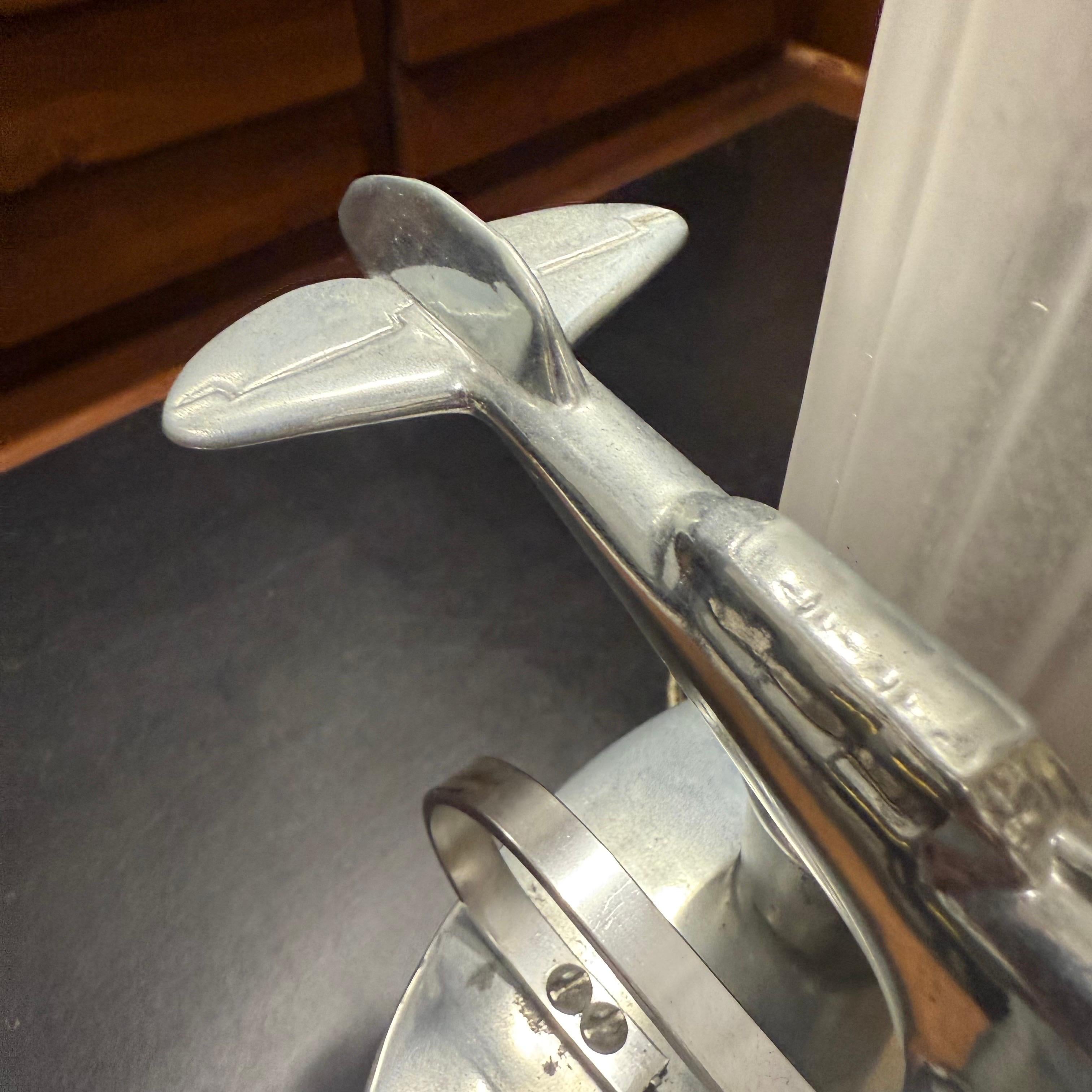 Acier Une lampe d'avion originale de la Sarsaparilla Company of Ny en vente