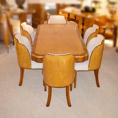 Original Art Deco 6-Seat Dining Suite by Harry & Lou Epstein, circa 1930