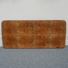 Original Art Deco Burr Walnut Ten Seat Dining Suite English circa 1930