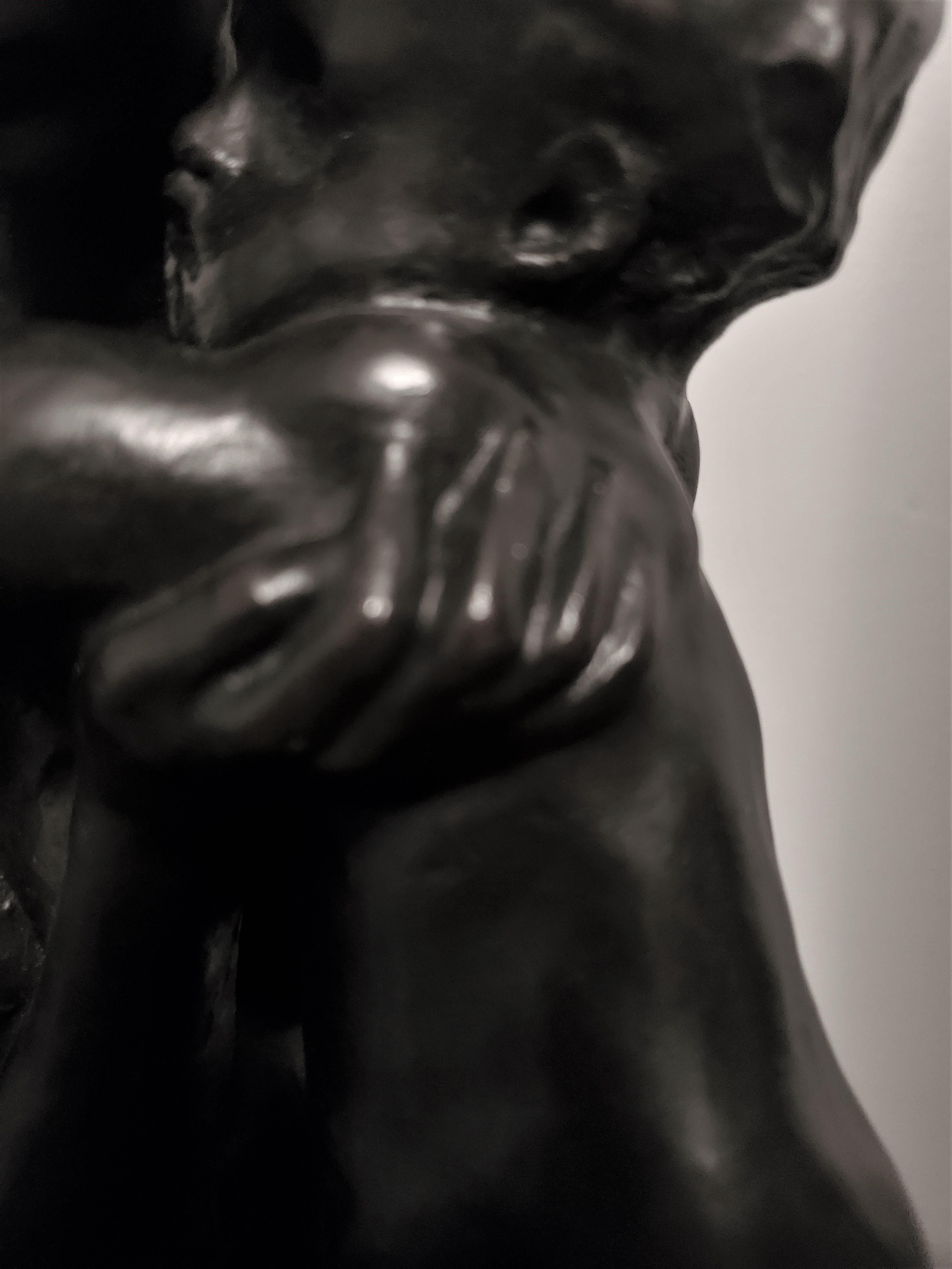 Original Bronze Sculpture of Frère Et Soeur Brother & Sister by Auguste Rodin For Sale 9