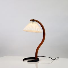 An Original Danish Teak wood Caprani Desk Lamp, 1970s, Denmark