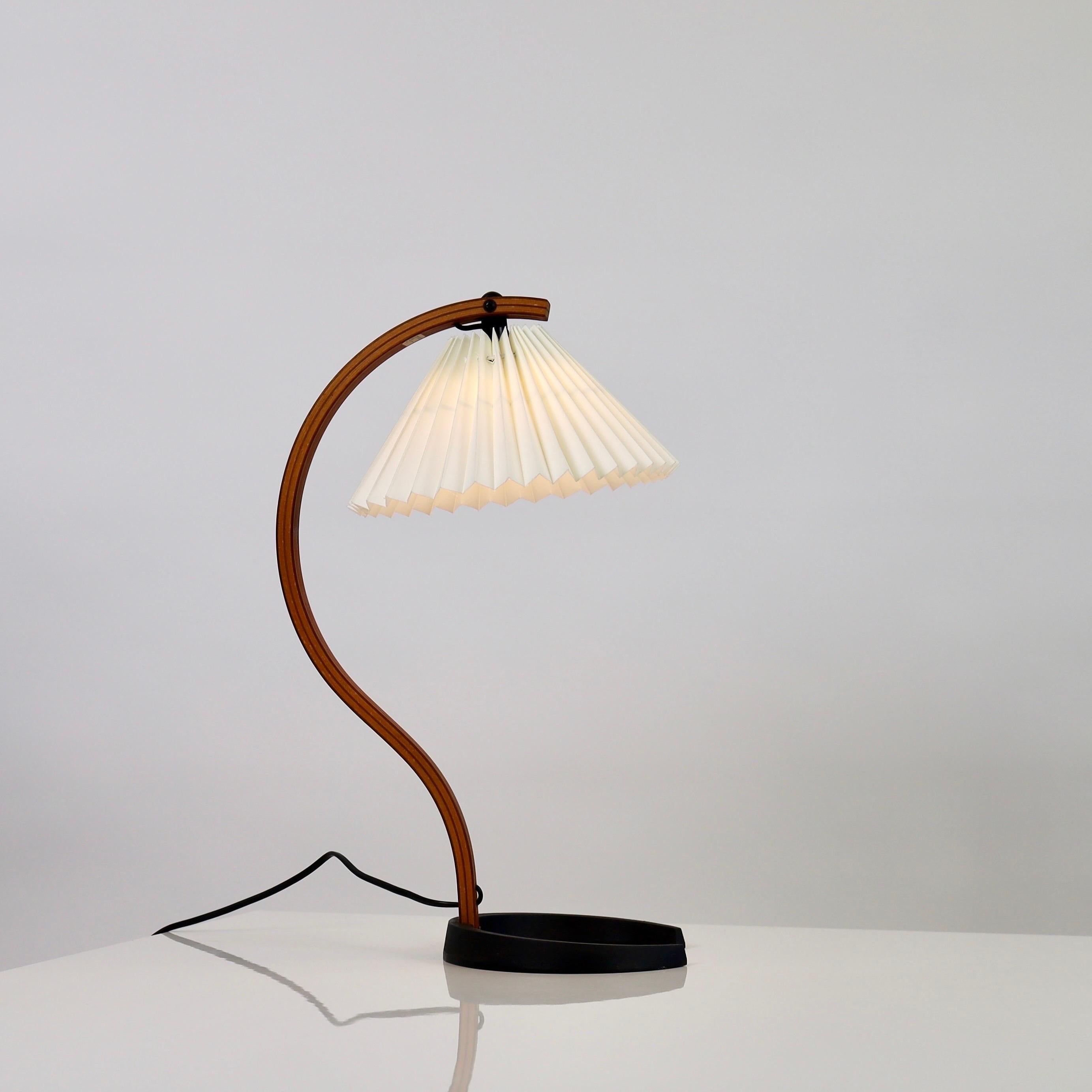 Late 20th Century An Original Danish Teak wood Caprani Desk Lamp, 1970s, Denmark For Sale