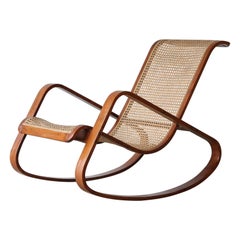 An Original Dondolo Rocking Chair by Luigi Crassevig, Italy, 1970s