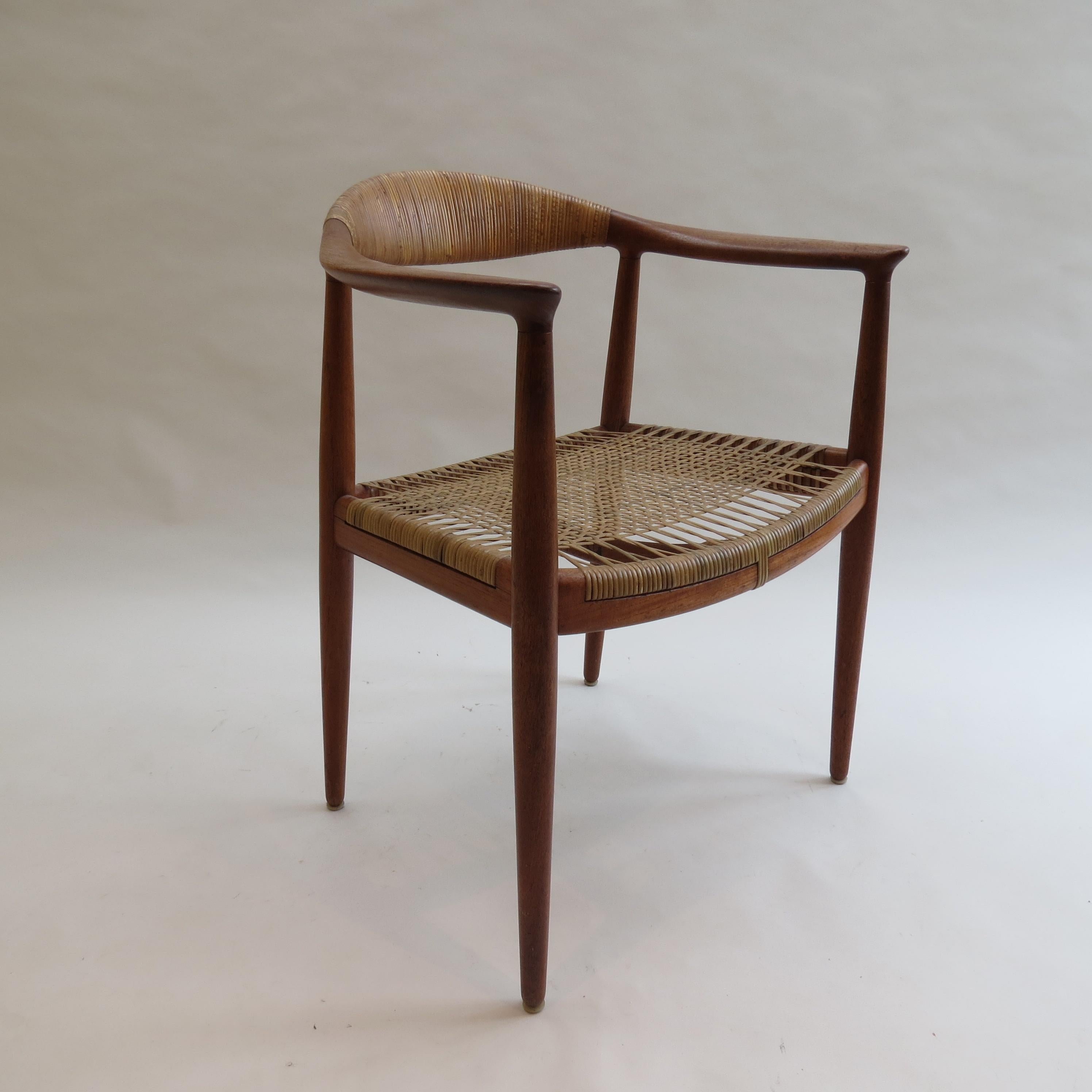 Mid-Century Modern Original Early Version of the Chair by Hans J Wegner Johannes Hansen JH 501