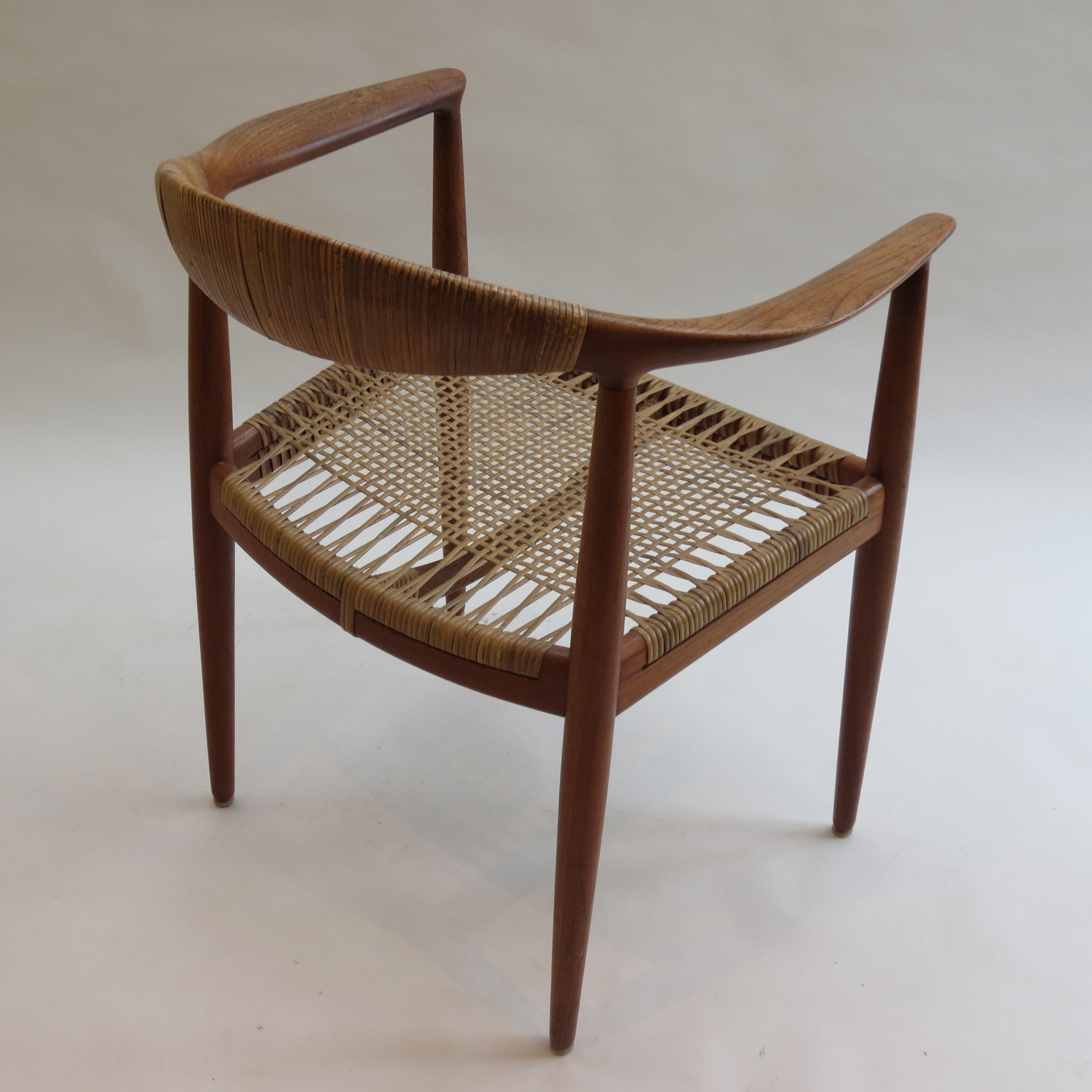 Danish Original Early Version of the Chair by Hans J Wegner Johannes Hansen JH 501