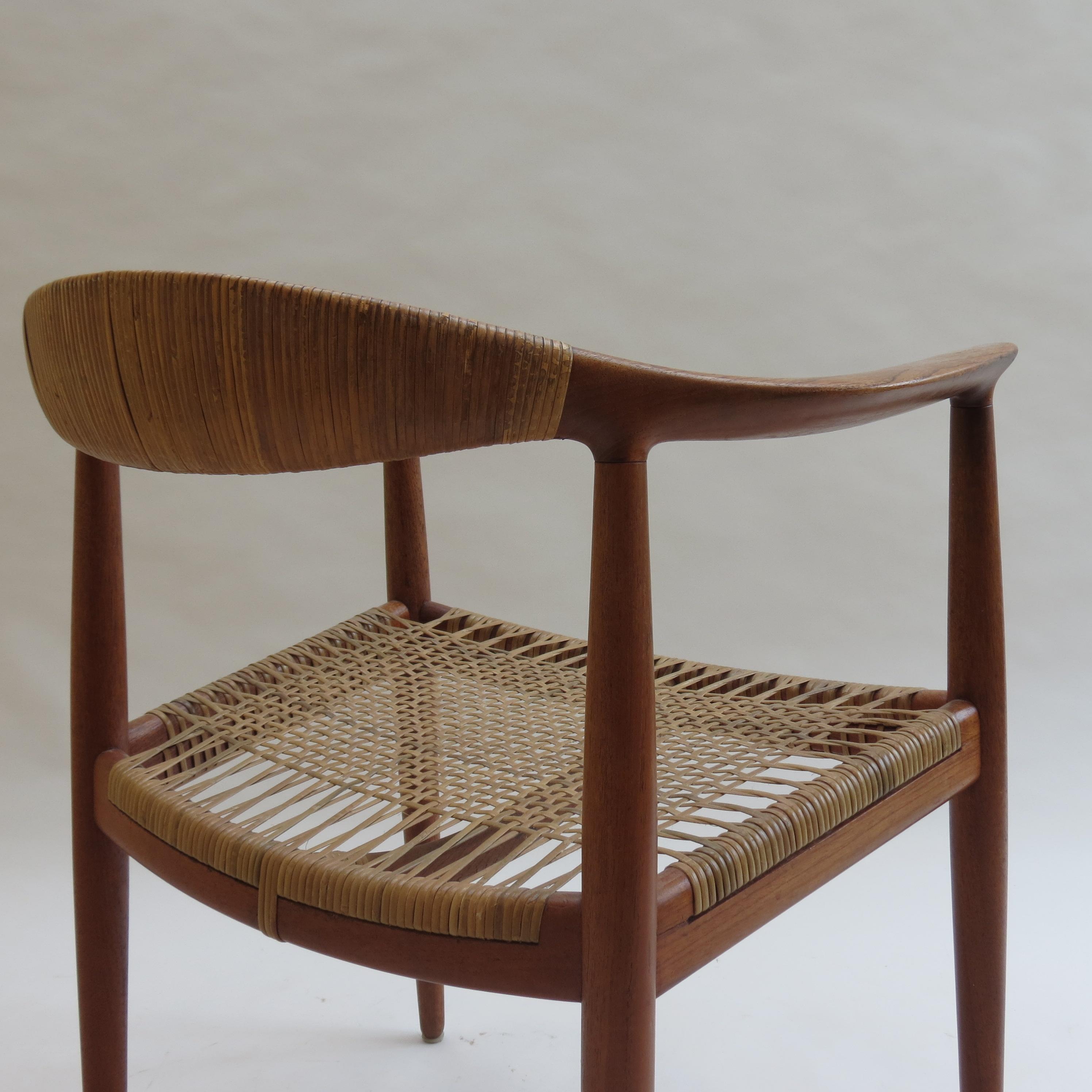 Hand-Crafted Original Early Version of the Chair by Hans J Wegner Johannes Hansen JH 501