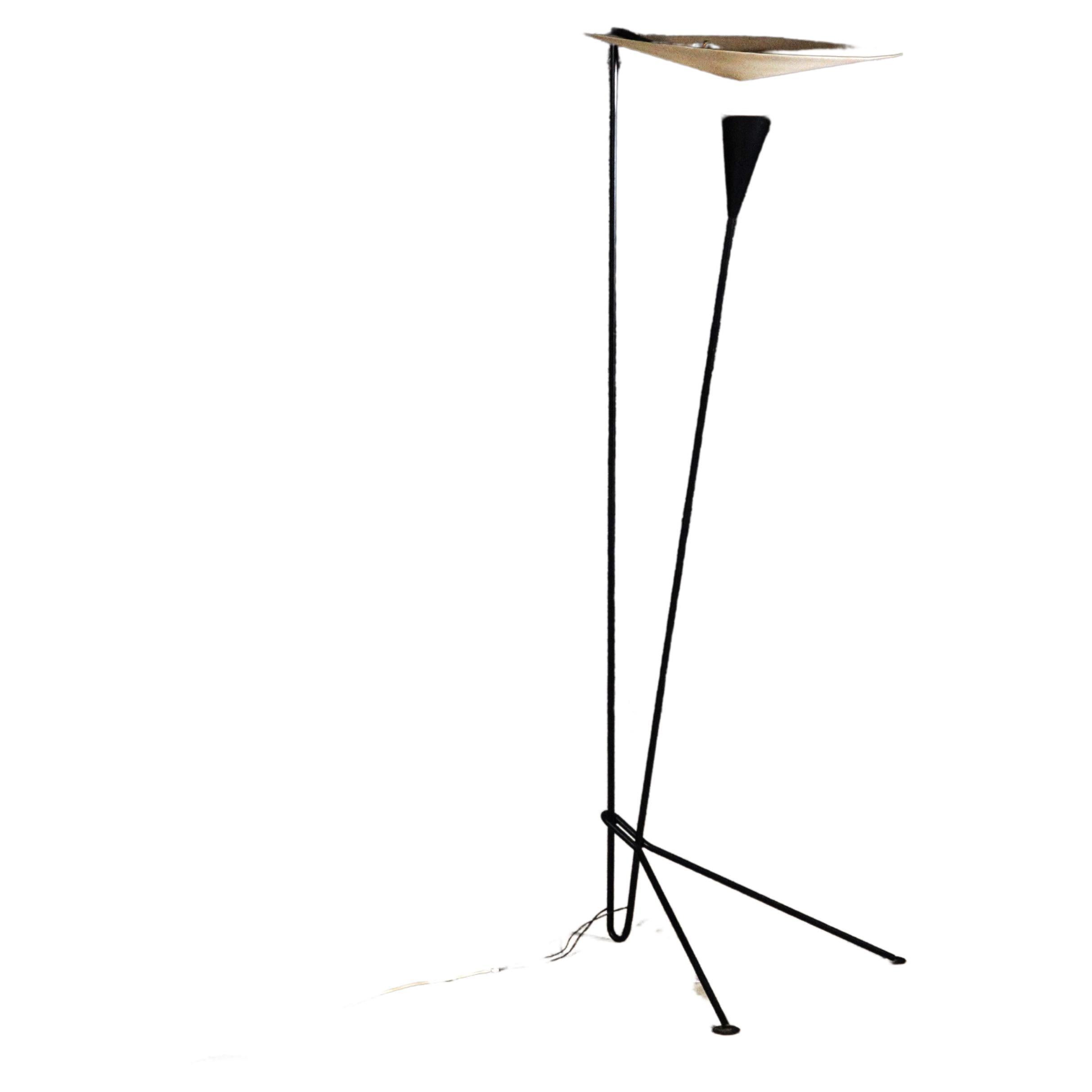 An Original Floor Lamp by Michel Buffet for Atelier Mathieu France 1950s For Sale