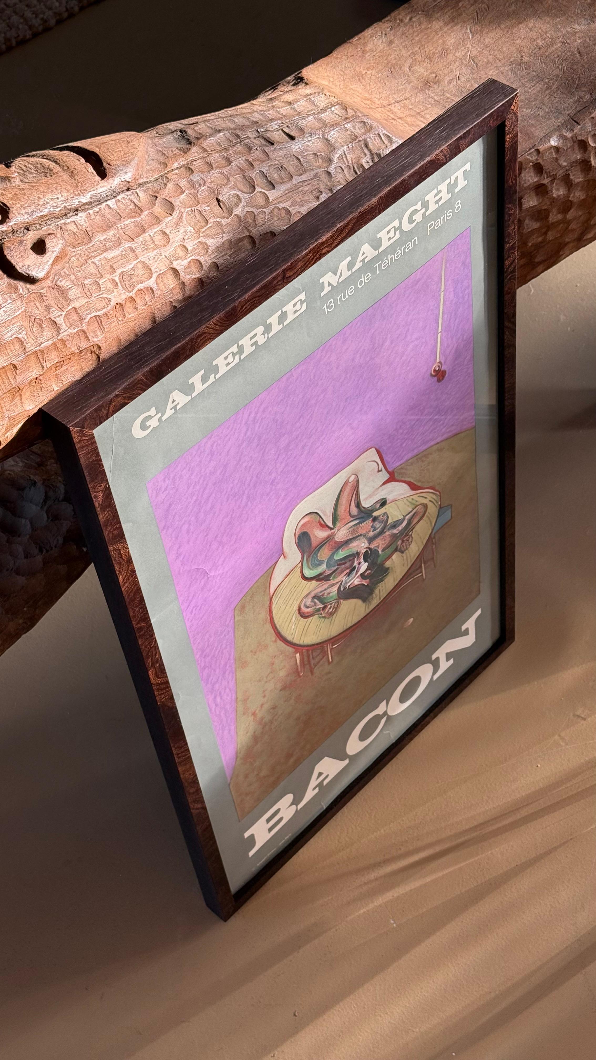 Ein Originalplakat von Francis Bacon aus der Galerie Maeght, Paris 1966 im Angebot 4