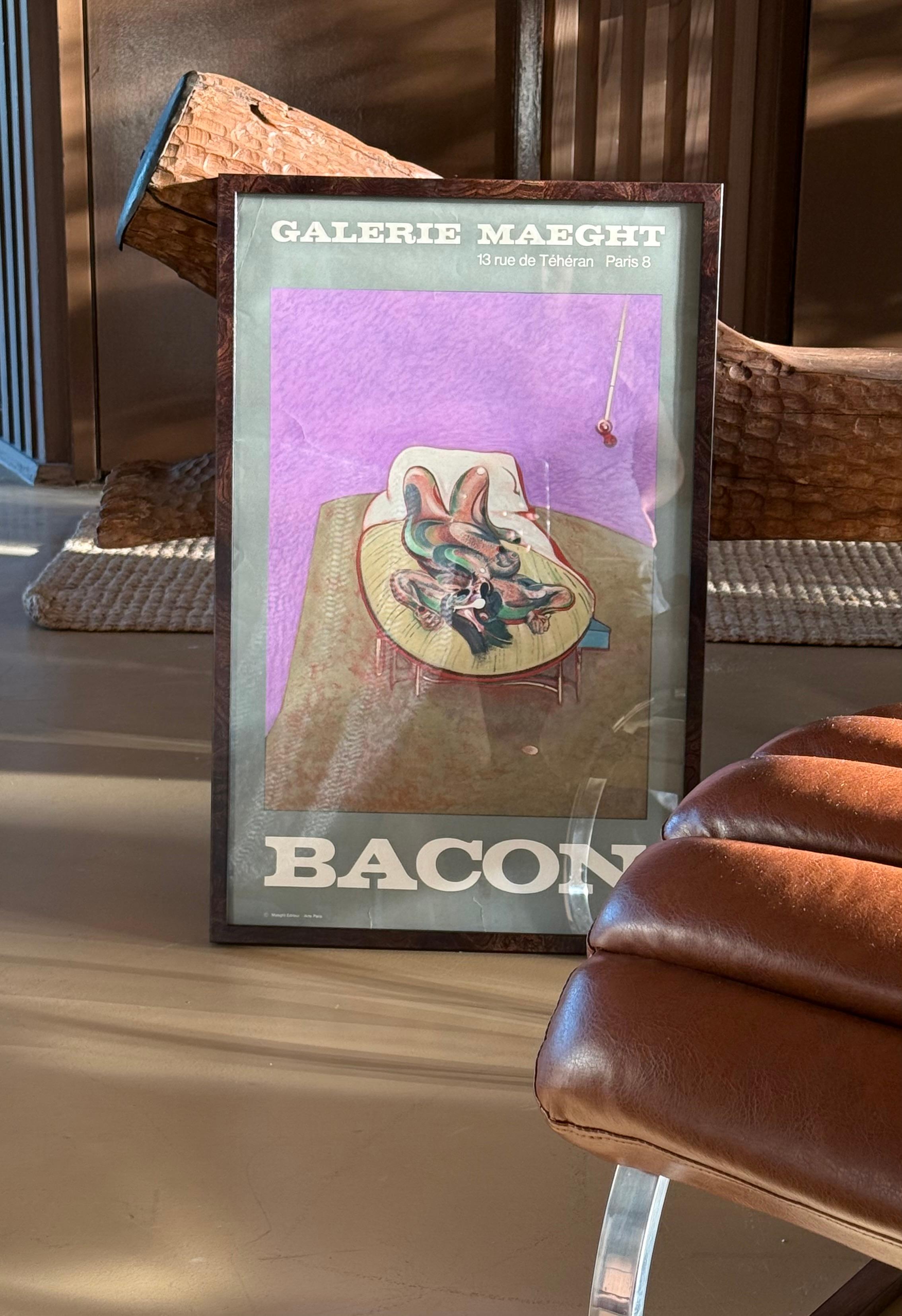 Ein Originalplakat von Francis Bacon aus der Galerie Maeght, Paris 1966 im Angebot 6