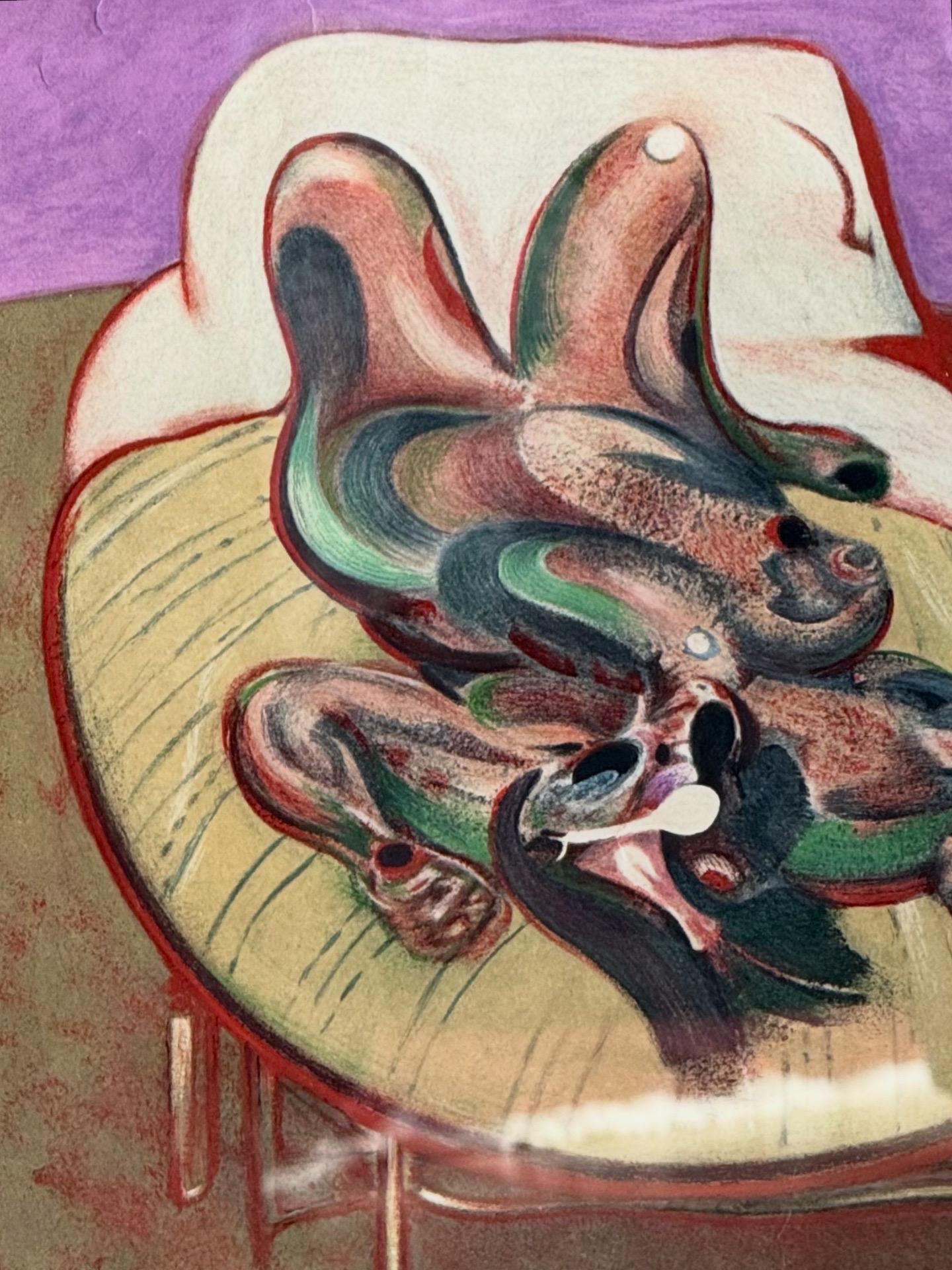 Ein Originalplakat von Francis Bacon aus der Galerie Maeght, Paris 1966 im Angebot 7