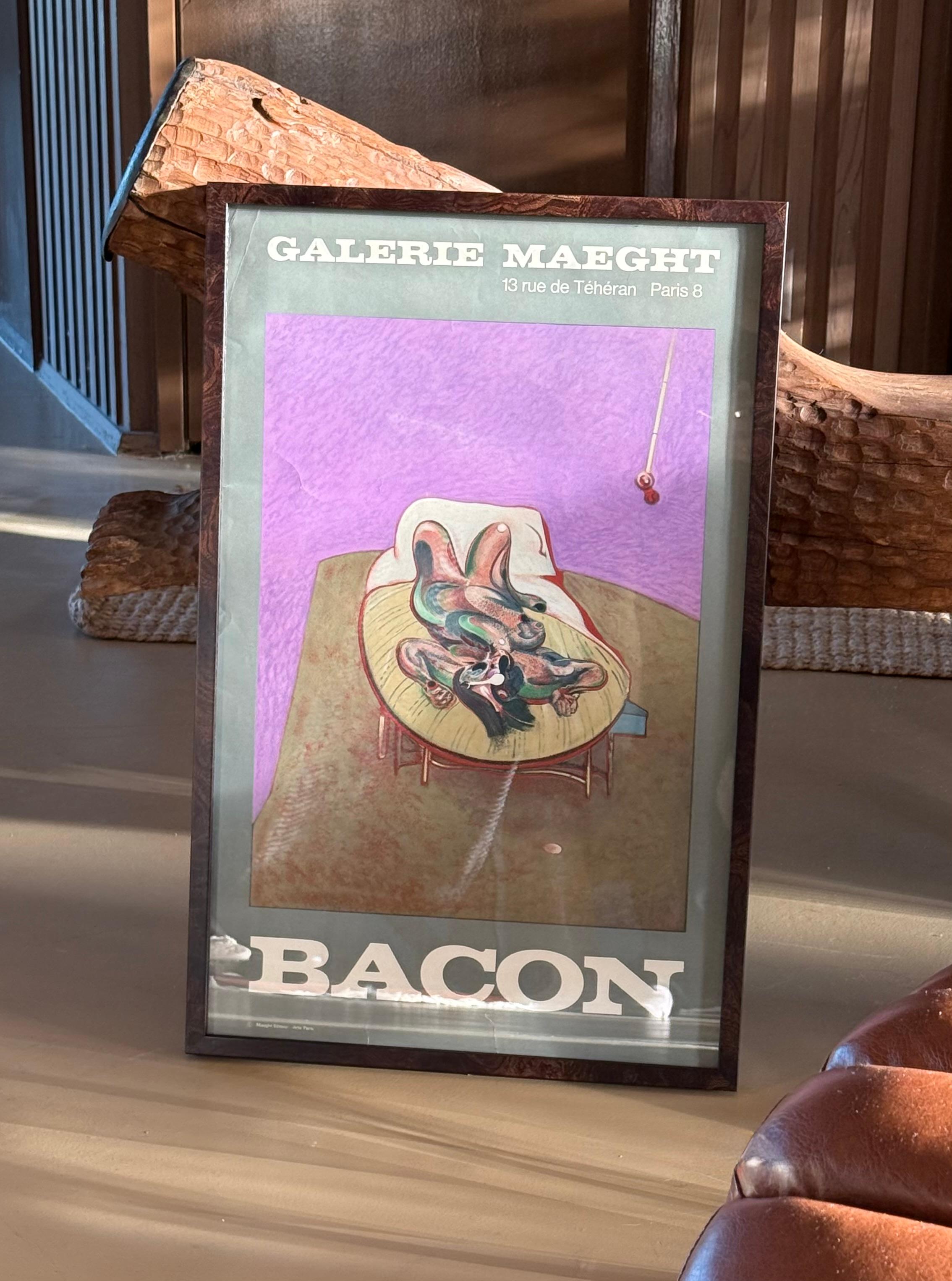 Ein Originalplakat von Francis Bacon aus der Galerie Maeght, Paris 1966 (Französisch) im Angebot