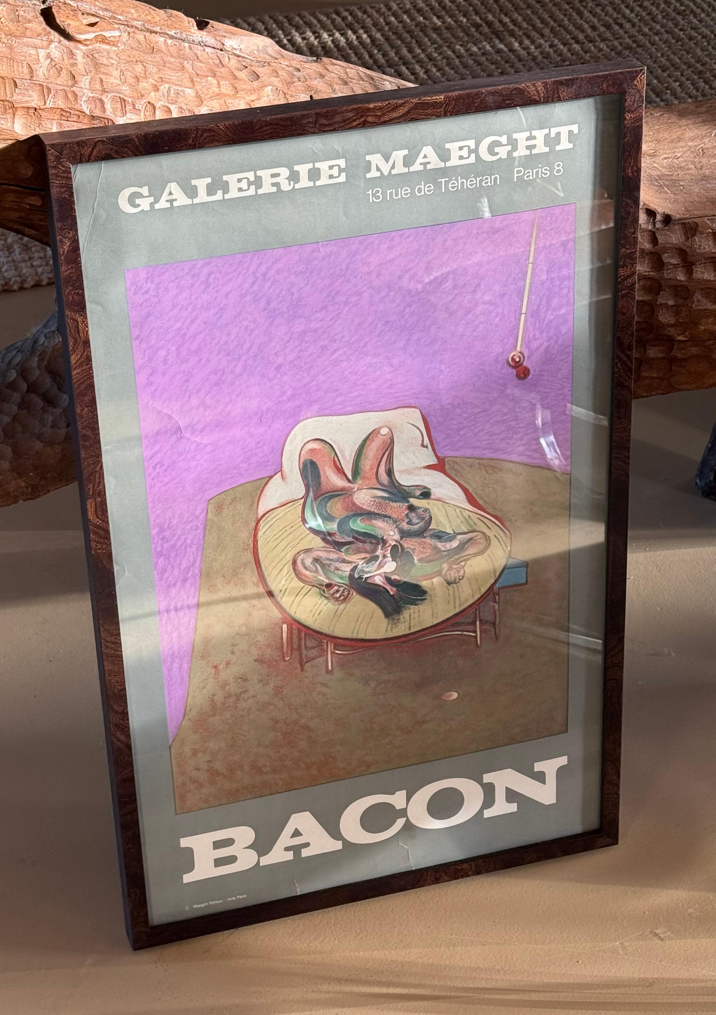 Ein Originalplakat von Francis Bacon aus der Galerie Maeght, Paris 1966 im Zustand „Gut��“ im Angebot in View Park, CA