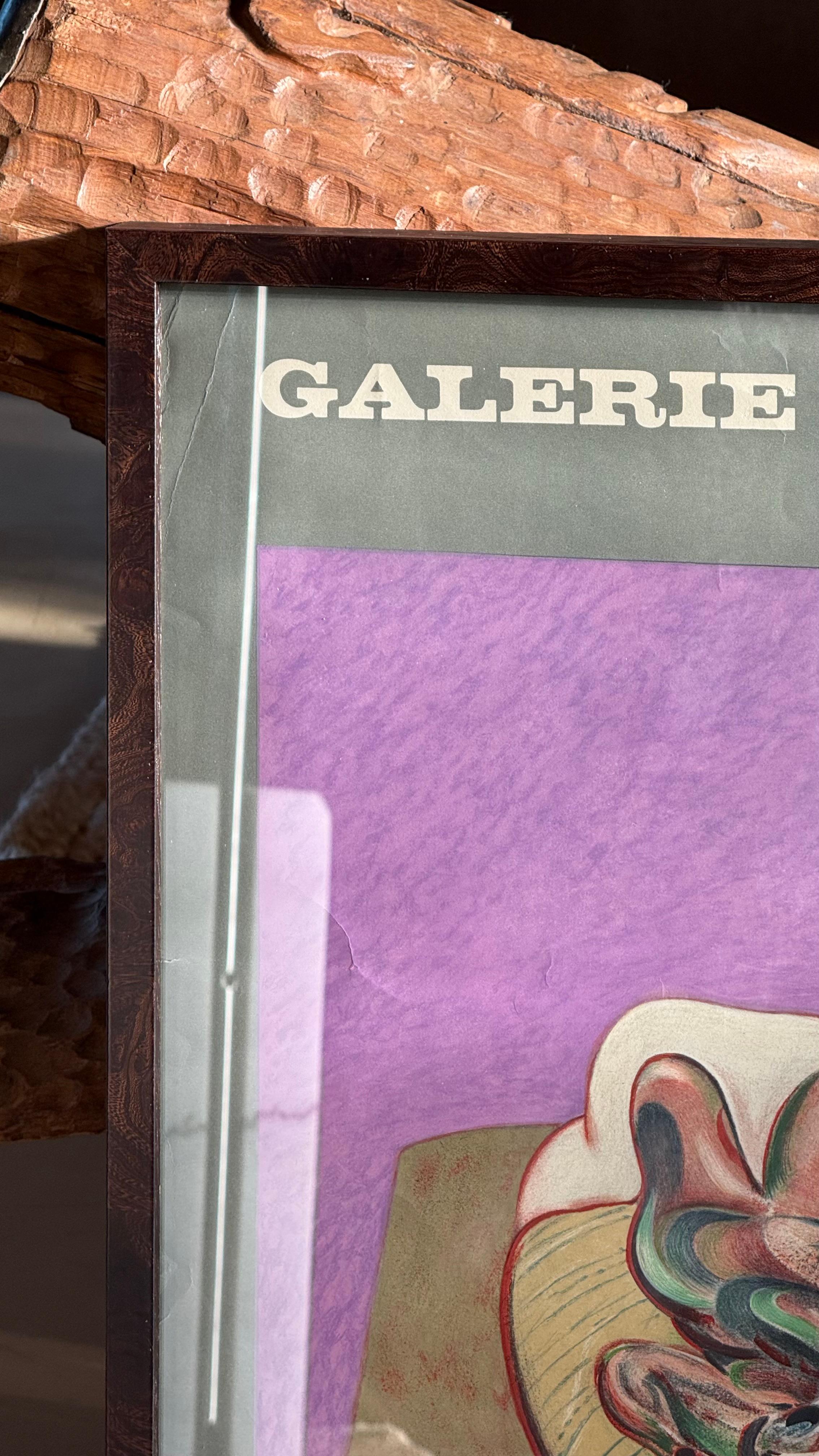 Ein Originalplakat von Francis Bacon aus der Galerie Maeght, Paris 1966 (Holz) im Angebot