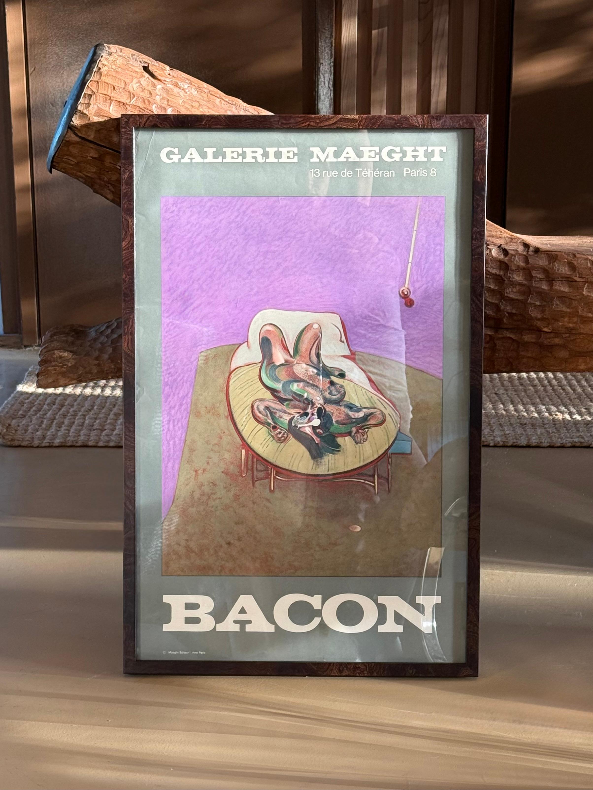 Ein Originalplakat von Francis Bacon aus der Galerie Maeght, Paris 1966 im Angebot 2