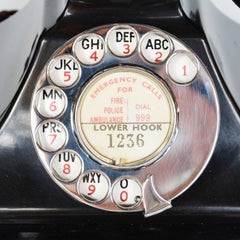 Original GPO 232L Black Bakelite Telephone, circa 1945