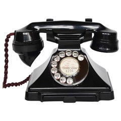 Vintage Original GPO 232L Black Bakelite Telephone, circa 1945