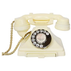 Retro An Original GPO Model 232L Telephone Ivory Bakelite Full Working Order