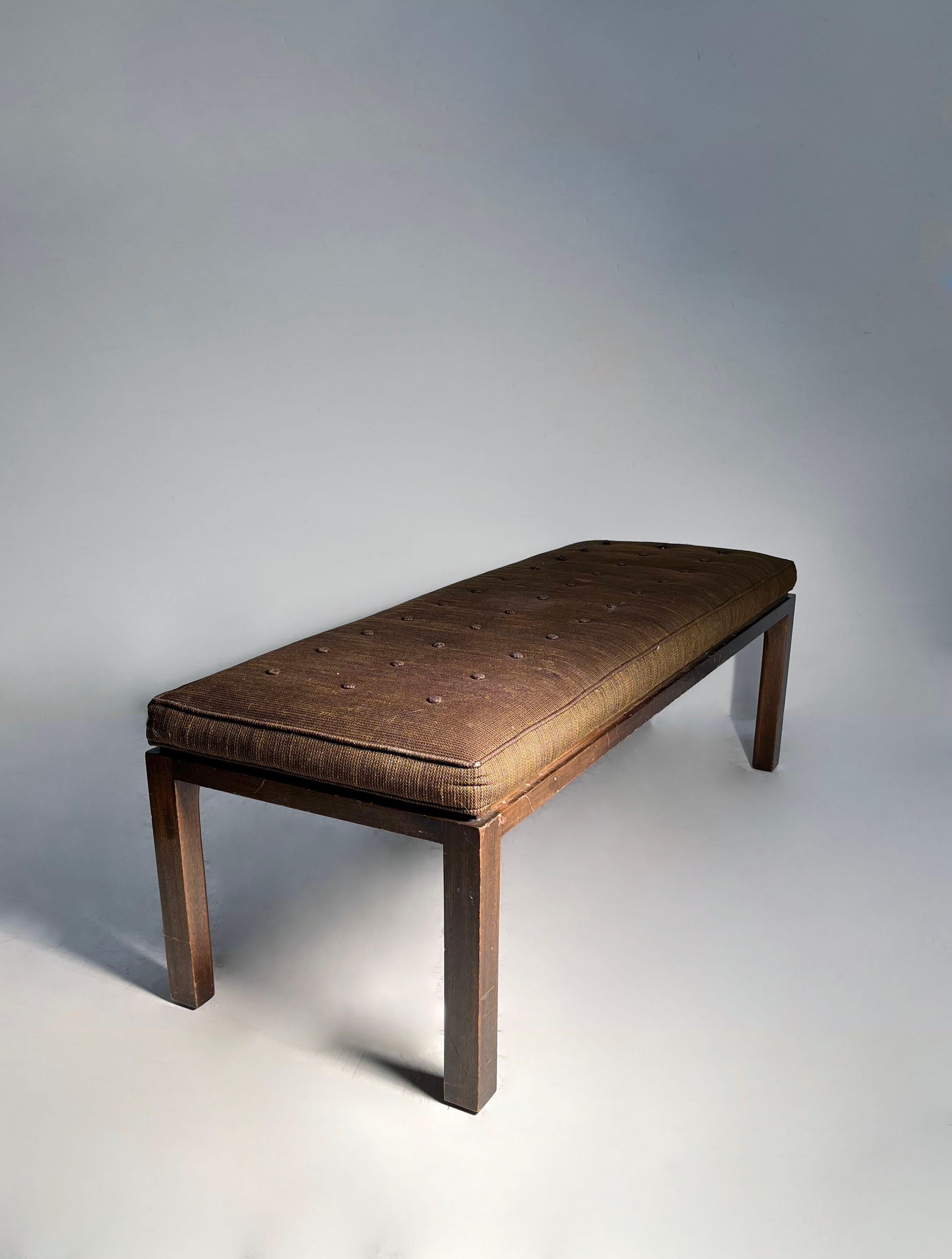 Mid-Century moderno Una panca Parsons Architectural Modern vintage originale di Harvey Probber in vendita
