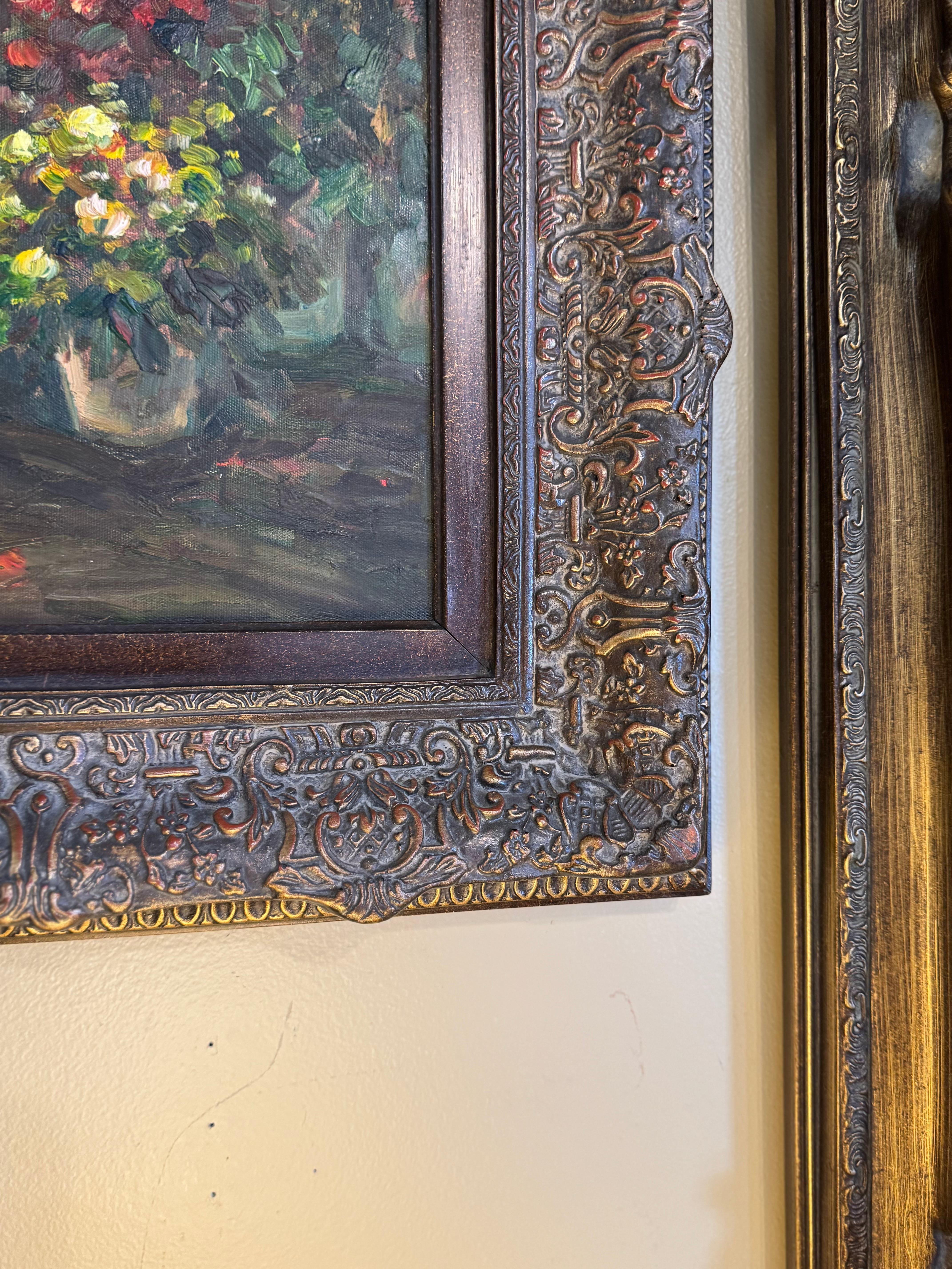 Un dipinto ad olio originale ispirato all'opera museale di Aldo Randoe intitolata 