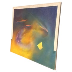 An original oil painting on canvas, signed, 20th century.