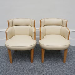 An Original Pair of Art Deco Bankers Chairs English Circa 1935