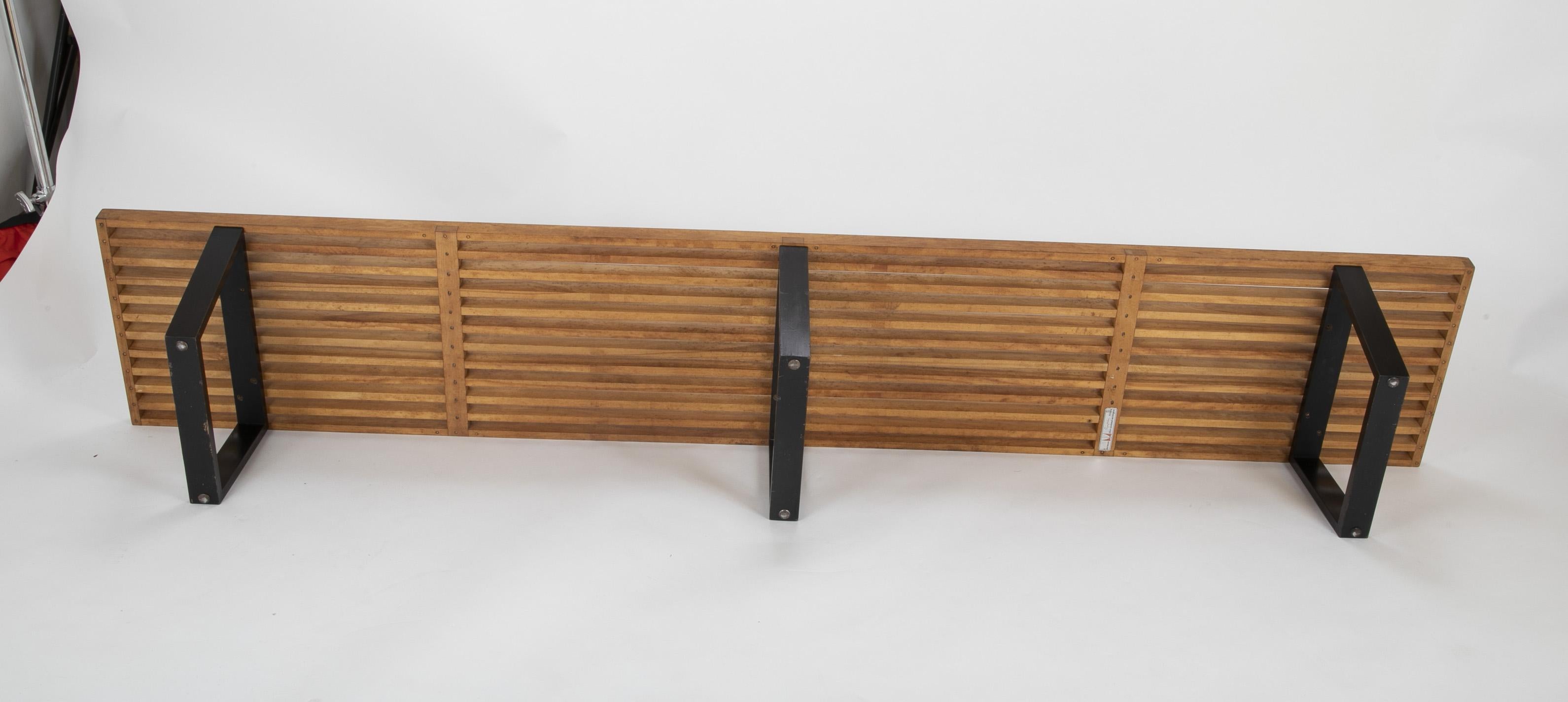 Original Production George Nelson for Herman Miller Slat Bench In Good Condition In Stamford, CT