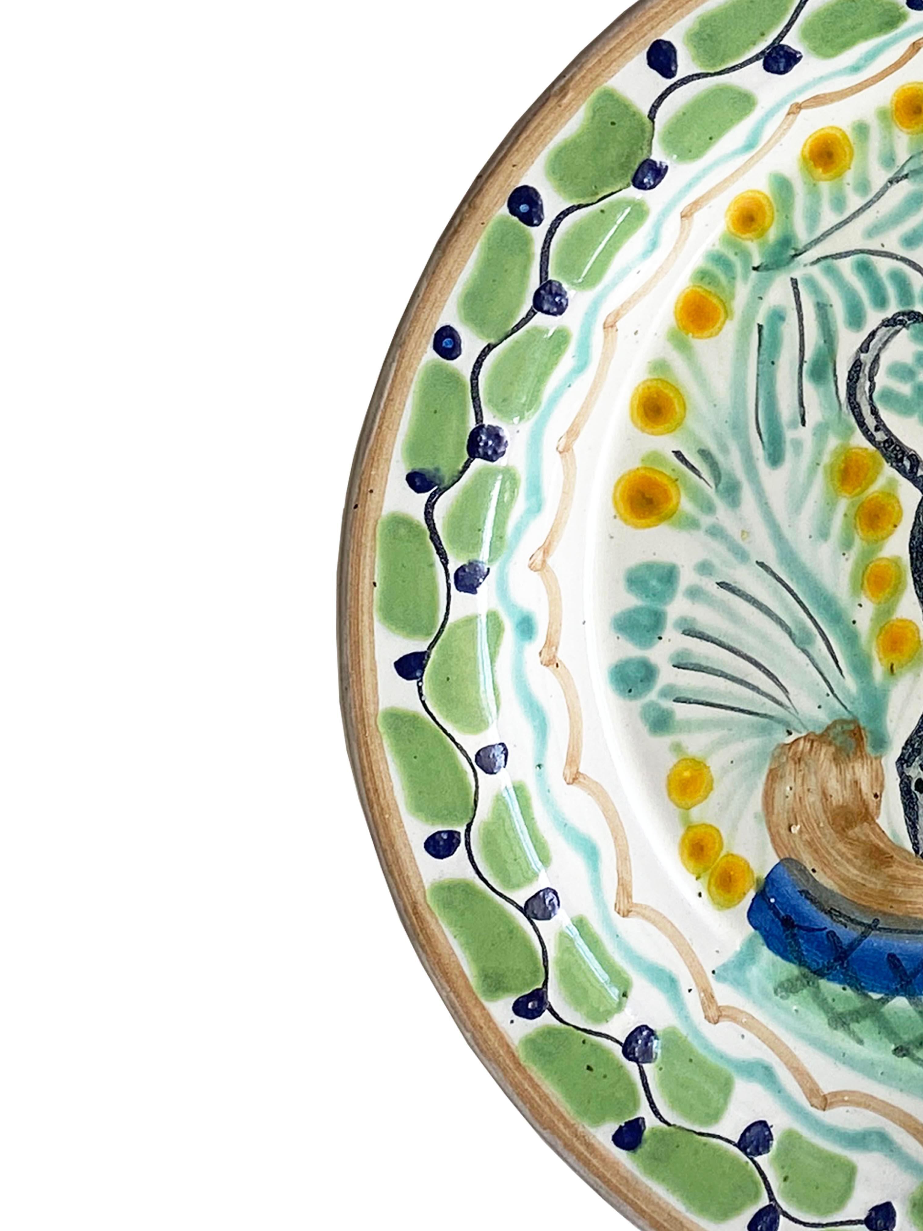 An Original Set of Gorky Gonzalez Plates Owned by Brooke Astor For Sale 5