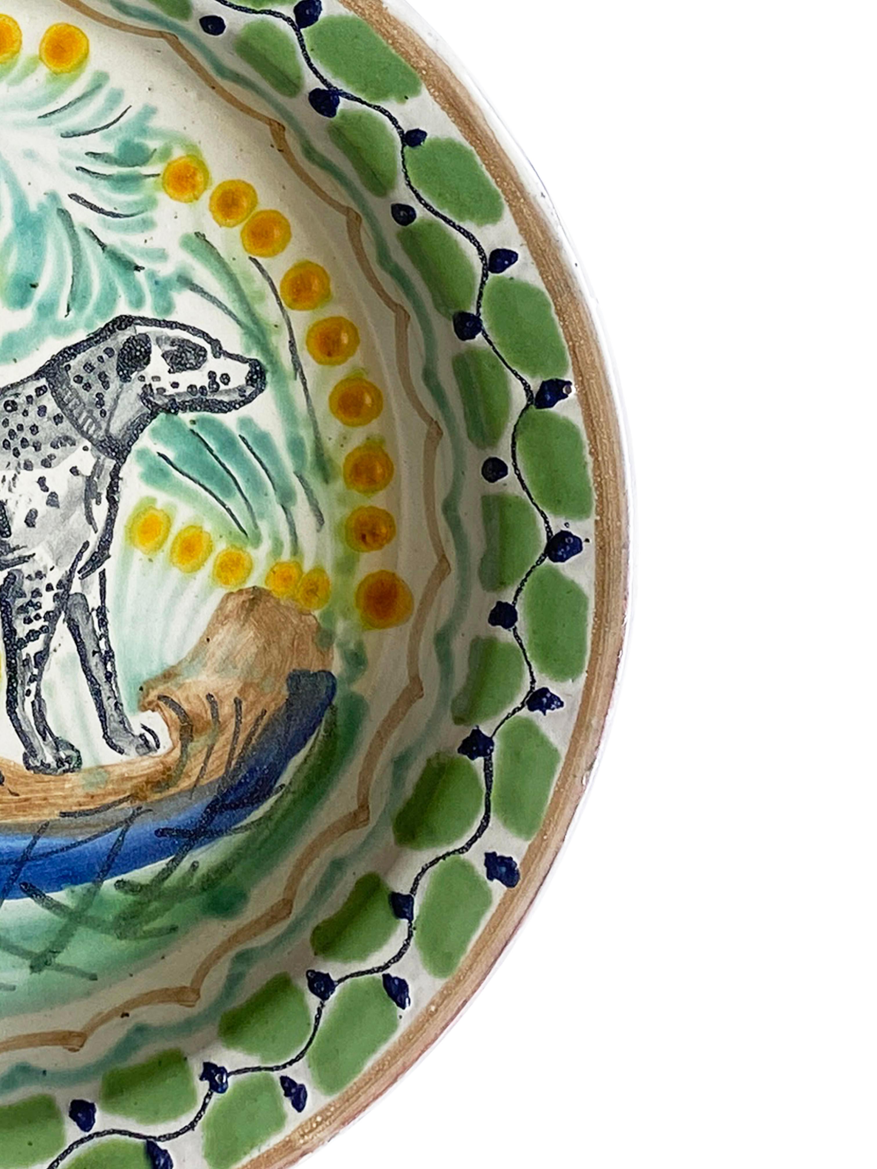 An Original Set of Gorky Gonzalez Plates Owned by Brooke Astor For Sale 6